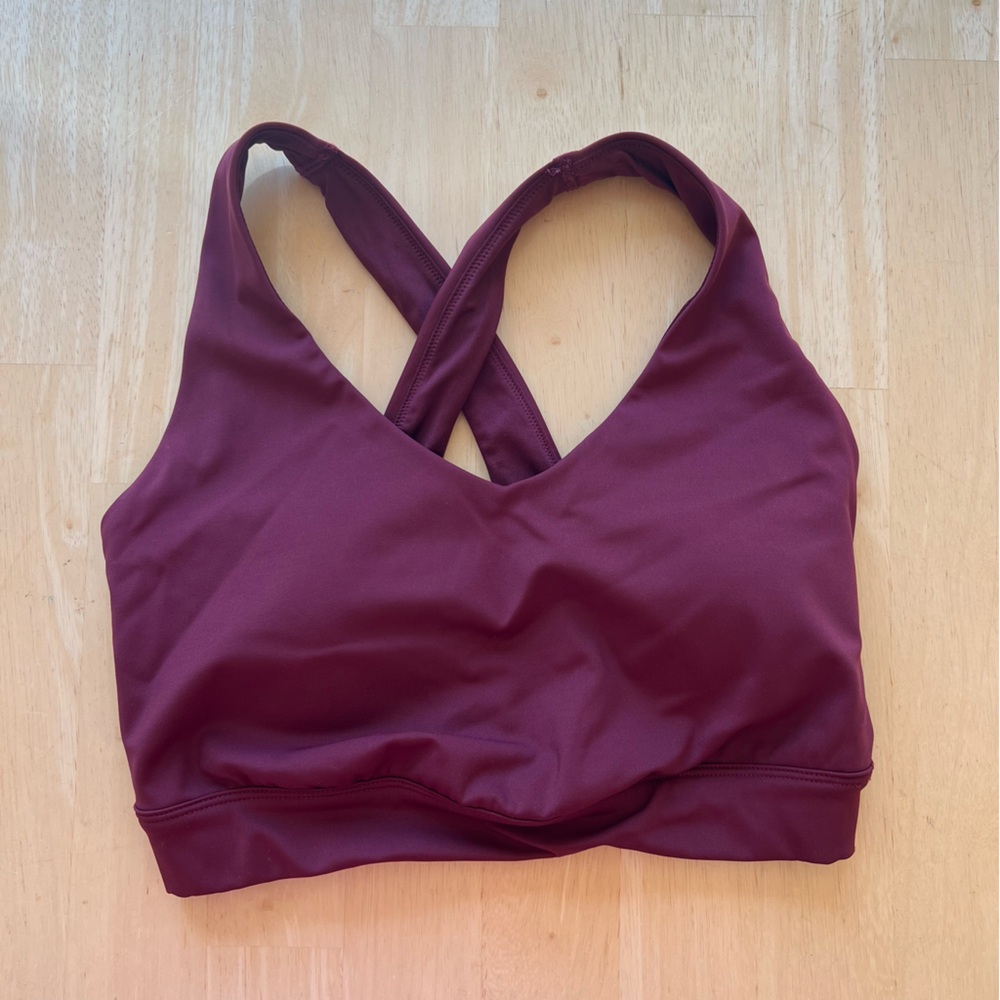 Gilly Hicks maroon sports bra